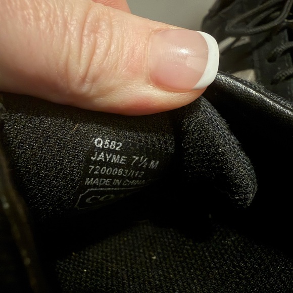 Coach Black and Silver Jayme Shoes Size 7.5 - Picture 4 of 4